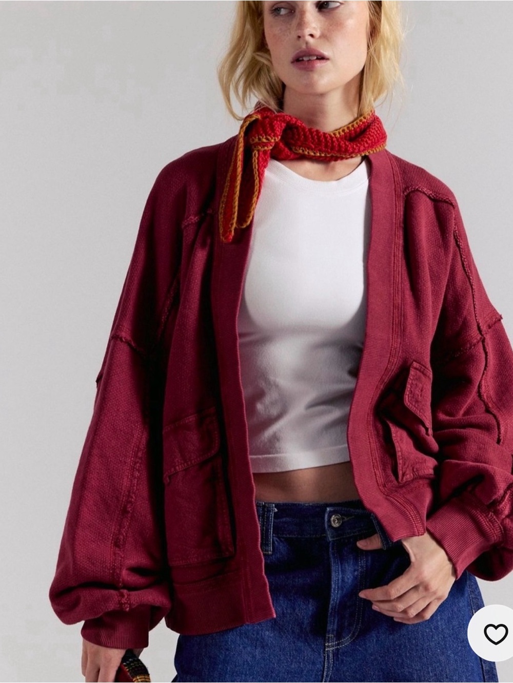 NWT FREE PEOPLE WE THE FREE Lou Day Cardi /MSRP $128 -Size M
